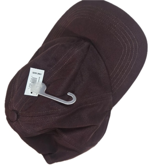 GAP Hat Cap Strap Back One Size Brown Cotton Twill Casual Adjustable Mens New - Picture 4 of 8
